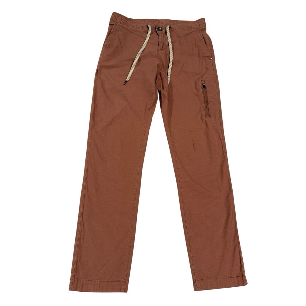 Vuori Women's Ripstop Pants Terracotta/Pink Organic Cotton Size Small